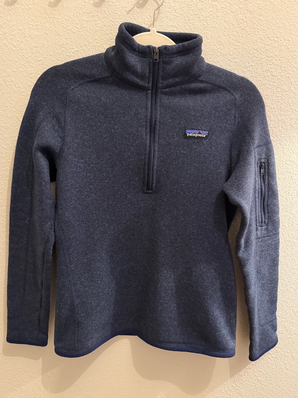 Patagonia women’s Dark Navy Quarter-Zip Fleece